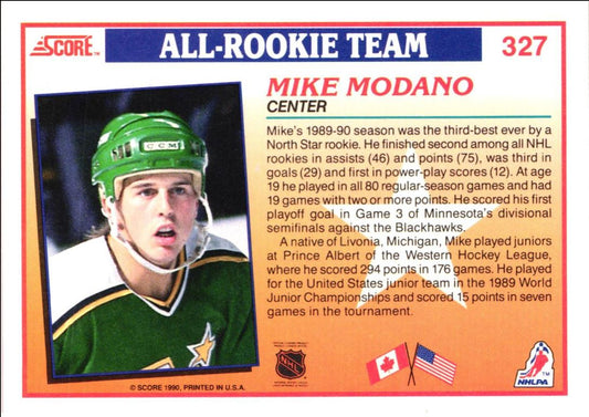 1990 Score Mike Modano