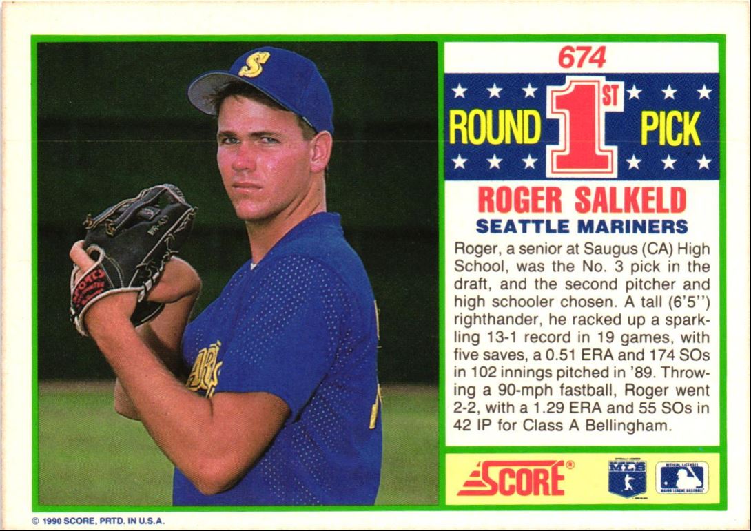 1990 Score Roger Salkeld