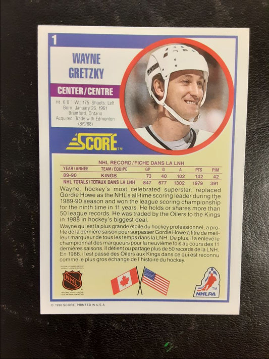 1990 Score Canadian Wayne Gretzky