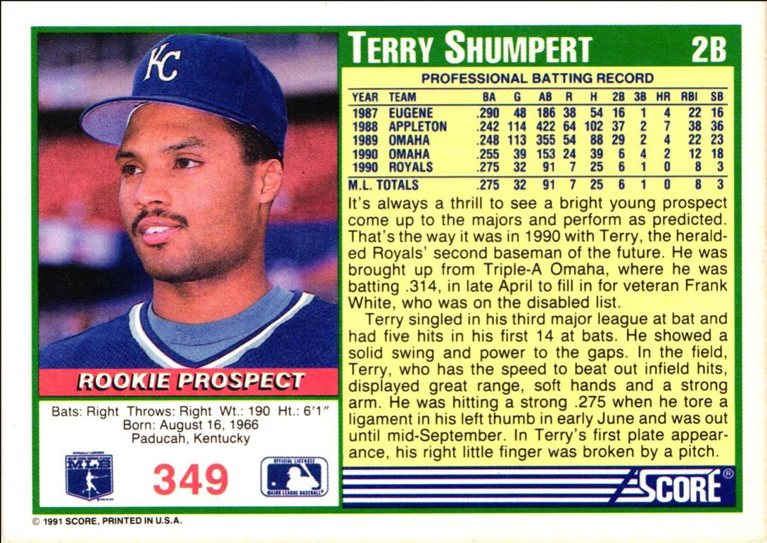 1991 Score Terry Shumpert