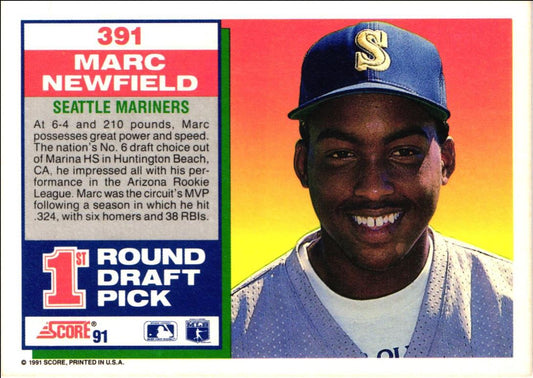 1991 Score Marc Newfield