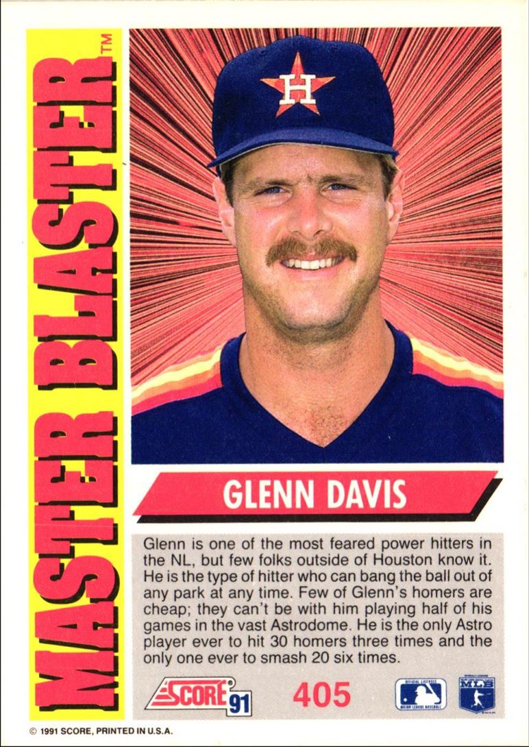 1991 Score Glenn Davis