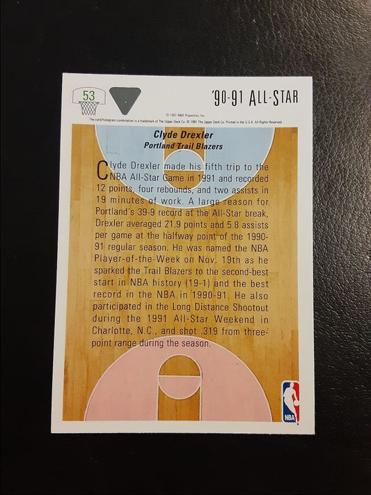 1991 Upper Deck Clyde Drexler