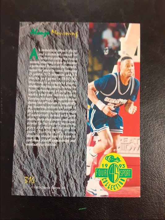 1993 Classic Four Sport Alonzo Mourning