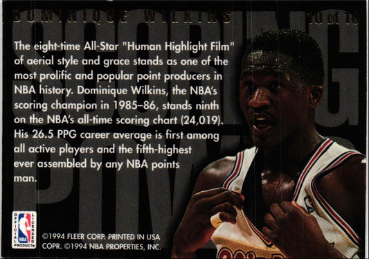 1994 Flair Scoring Power Dominique Wilkins