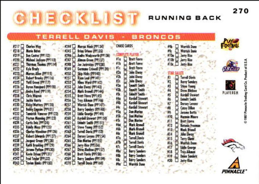 1998 Score Terrell Davis