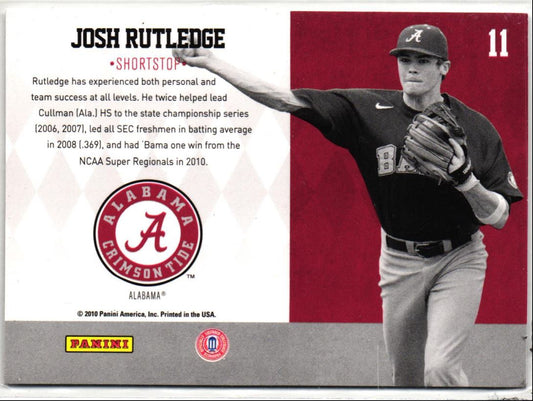 2010 Donruss Elite Extra Edition School Colors Josh Rutledge