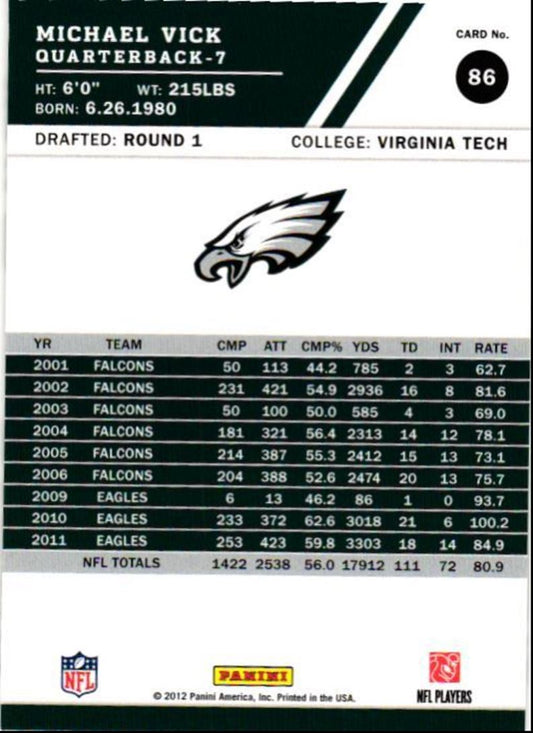 2012 Score Michael Vick