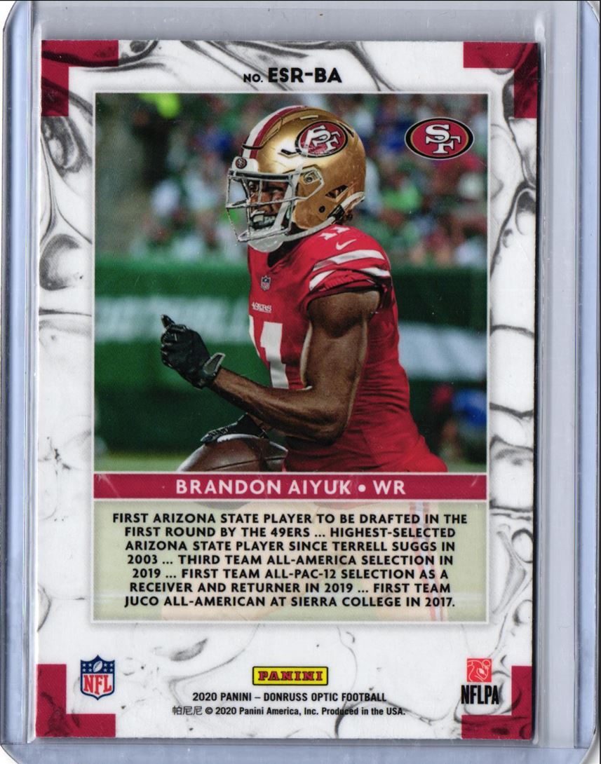 2020 Donruss Elite Series Rookies Brandon Aiyuk