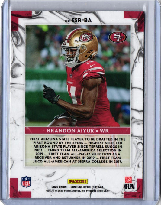 2020 Donruss Elite Series Rookies Brandon Aiyuk