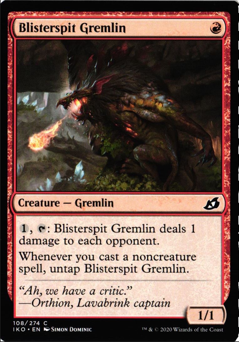 2020 Ikoria: Lair of Behemoths Blisterspit Gremlin