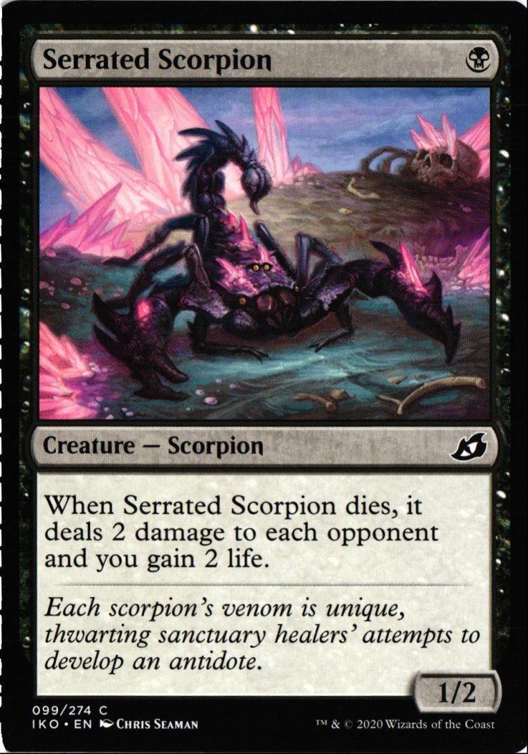 2020 Ikoria: Lair of Behemoths Serrated Scorpion