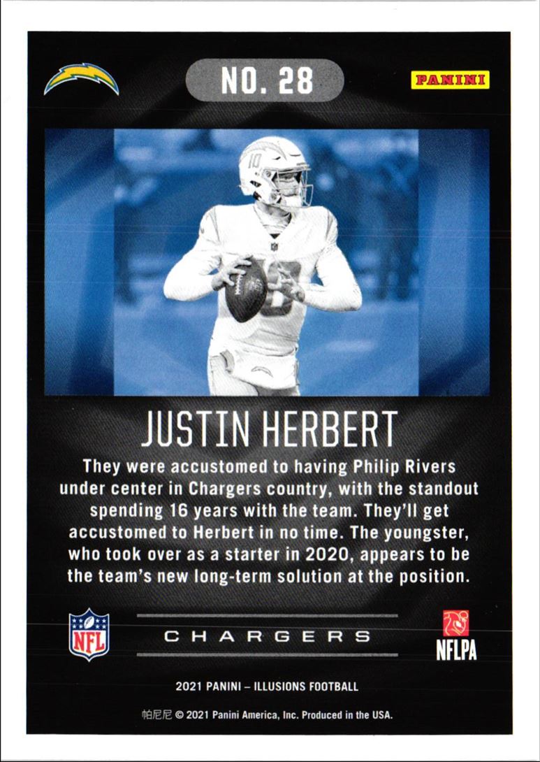 2020 Panini Illusions Justin Herbert