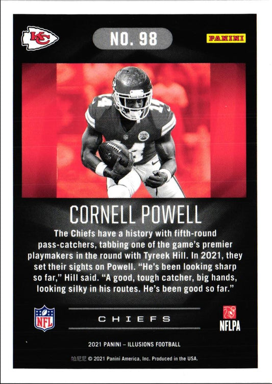 2021 Panini Illusions Green Cornell Powell