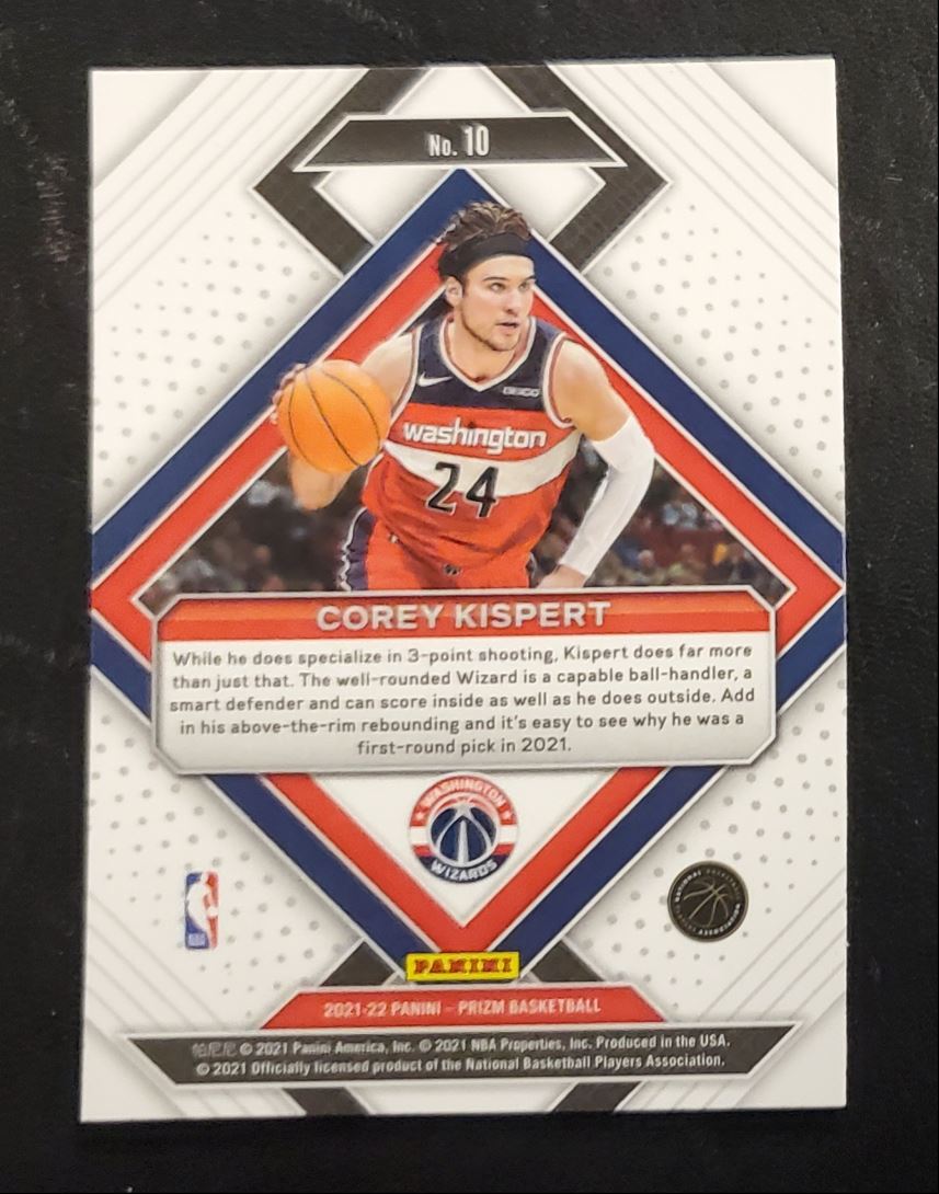 2021 Panini Prizm Emergent Corey Kispert