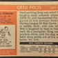 1972 Topps Greg Polis