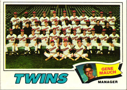 1977 Topps Minnesota Twins - Gene Mauch