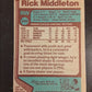 1977 Topps Rick Middleton