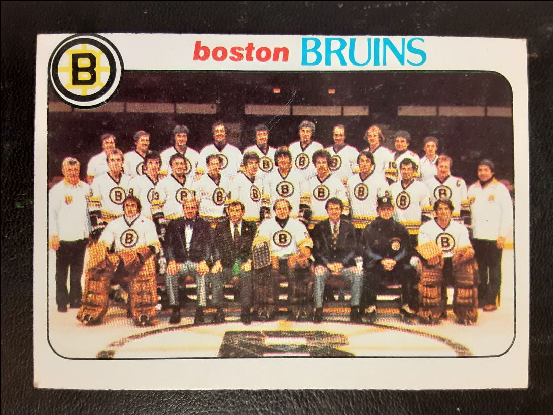 1978 Topps Boston Bruins Team