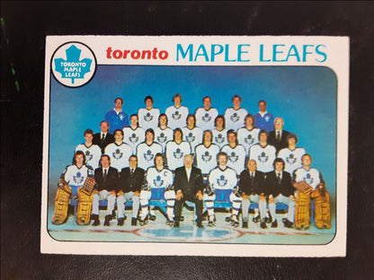 1978 Topps Toronto Maple Leafs Team