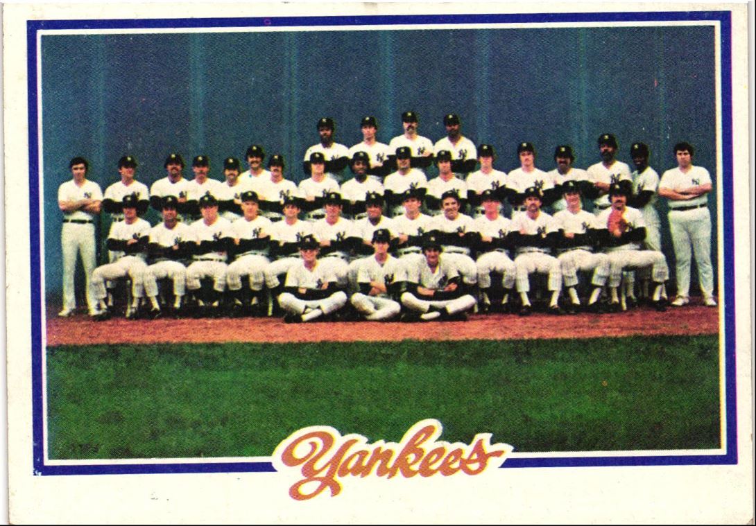 1978 Topps New York Yankees