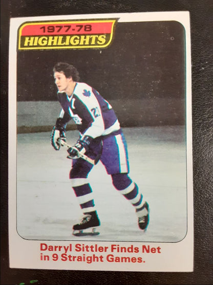 1978 Topps Darryl Sittler