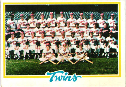 1978 Topps Minnesota Twins