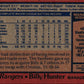 1978 Topps Billy Hunter