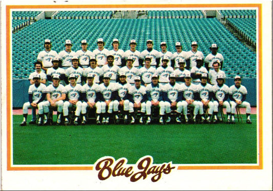 1978 Topps Toronto Blue Jays