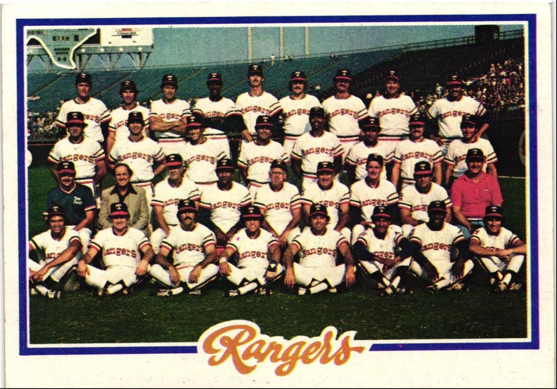 1978 Topps Texas Rangers