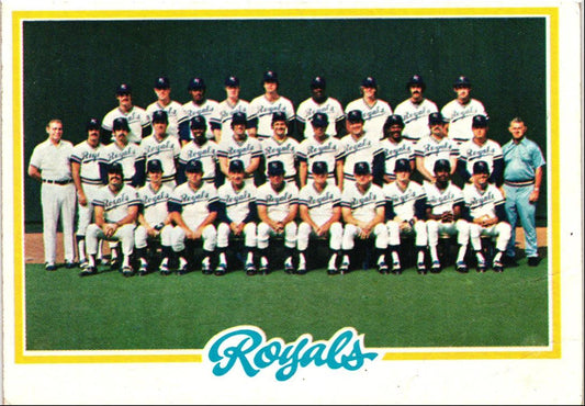 1978 Topps Kansas City Royals