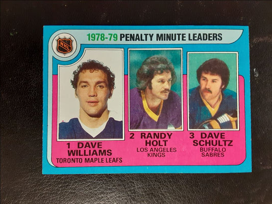 1979 Topps Dave Williams/Randy Holt/Dave Schultz