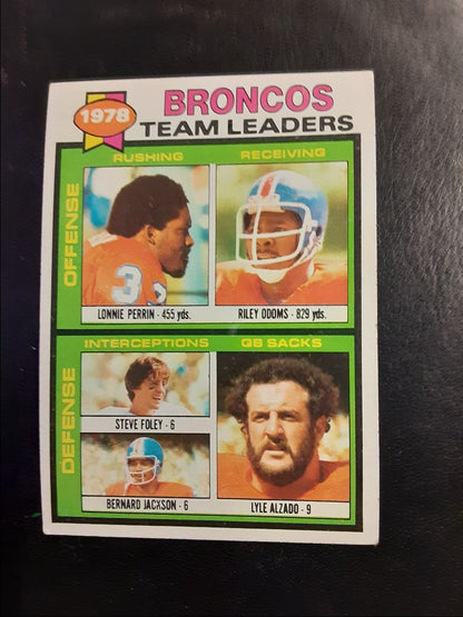 1979 Topps Lonnie Perrin/Riley Odoms/Steve Foley/Bernard Jackson/Lyle Alzado