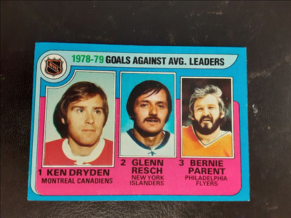 1979 Topps Ken Dryden/Glenn Resch/Bernie Parent