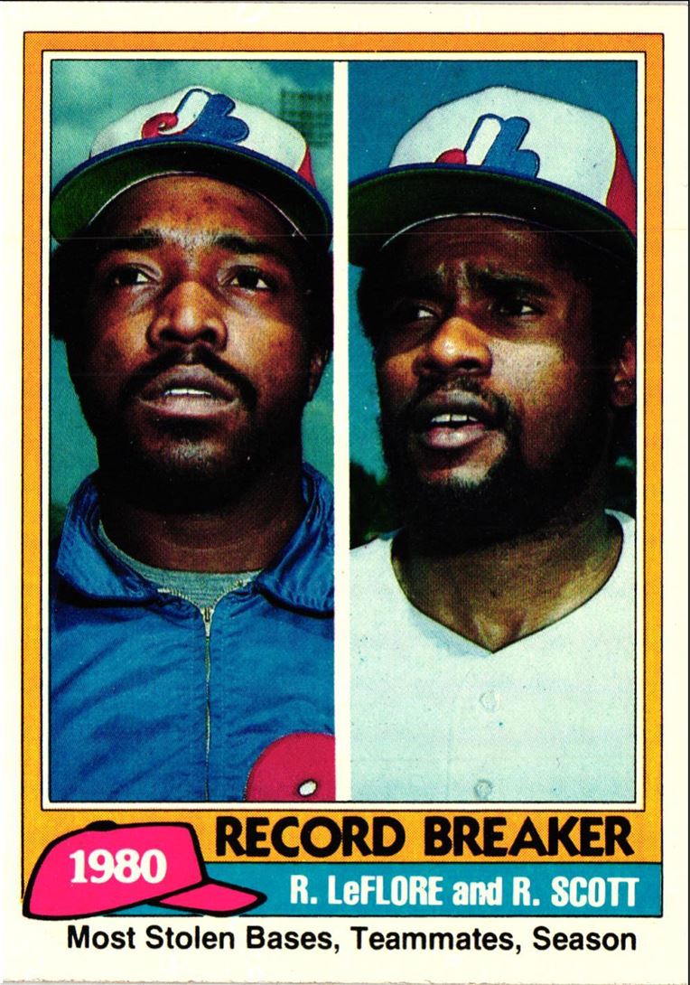 1981 Topps R. LeFlore/R. Scott