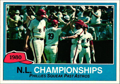 1981 Topps 1980 NL Championships