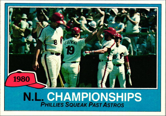 1981 Topps 1980 NL Championships