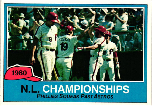 1981 Topps 1980 NL Championships