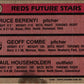 1981 Topps Reds Future Stars - Bruce Berenyi/Geoff Combe/Paul Householder