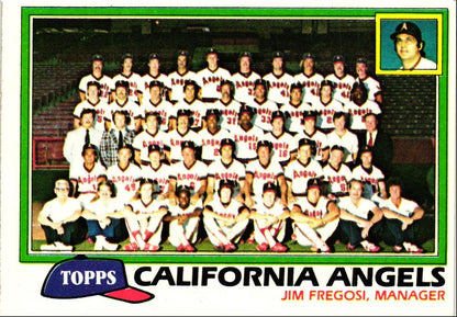 1981 Topps California Angels - Jim Fregosi