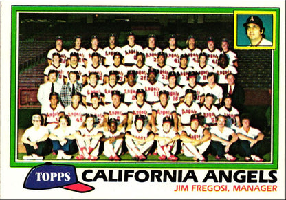 1981 Topps California Angels - Jim Fregosi