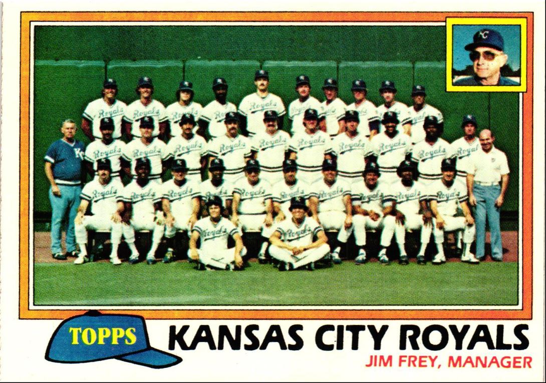 1981 Topps Kansas City Royals - Jim Frey