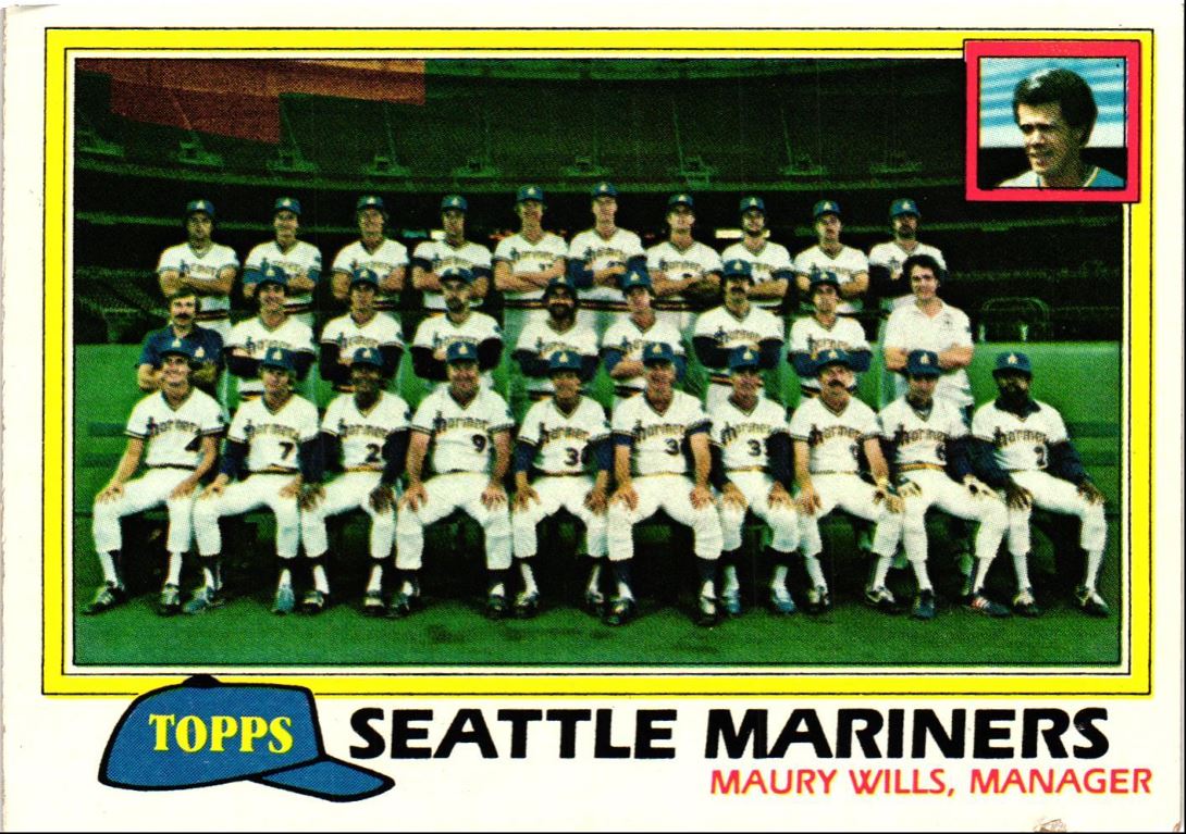 1981 Topps Seattle Mariners - Maury Wills