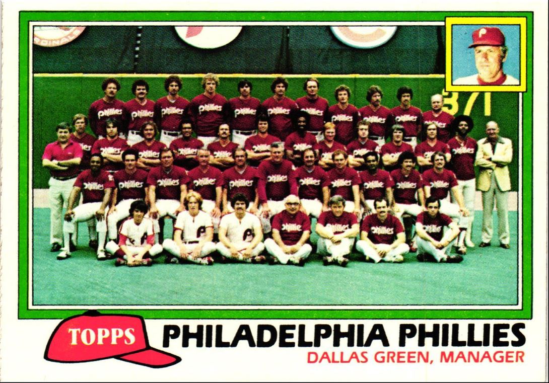 1981 Topps Philadelphia Phillies - Dallas Green