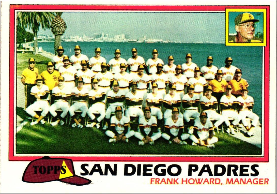 1981 Topps San Diego Padres - Frank Howard