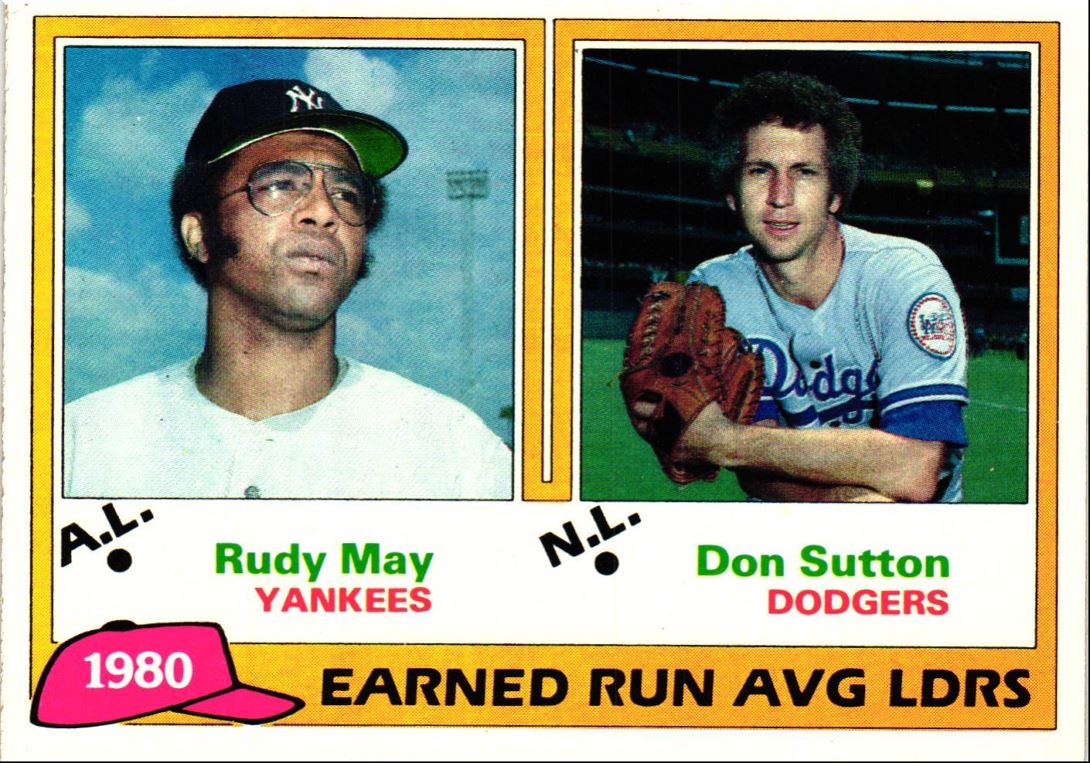 1981 Topps Rudy May / Don Sutton