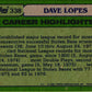 1982 O-Pee-Chee Dave Lopes
