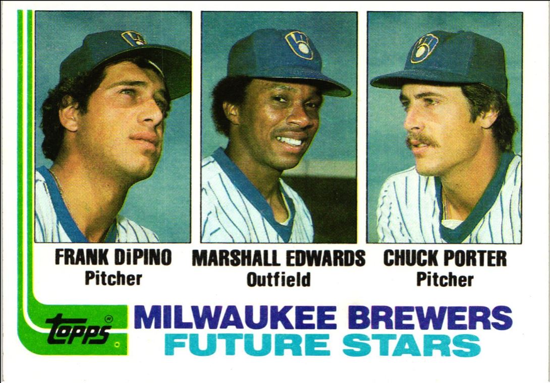 1982 Topps Brewers Future Stars - Frank DiPino/Marshall Edwards/Chuck Porter