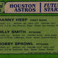 1982 Topps Astros Future Stars - Danny Heep/Billy Smith/Bobby Sprowl