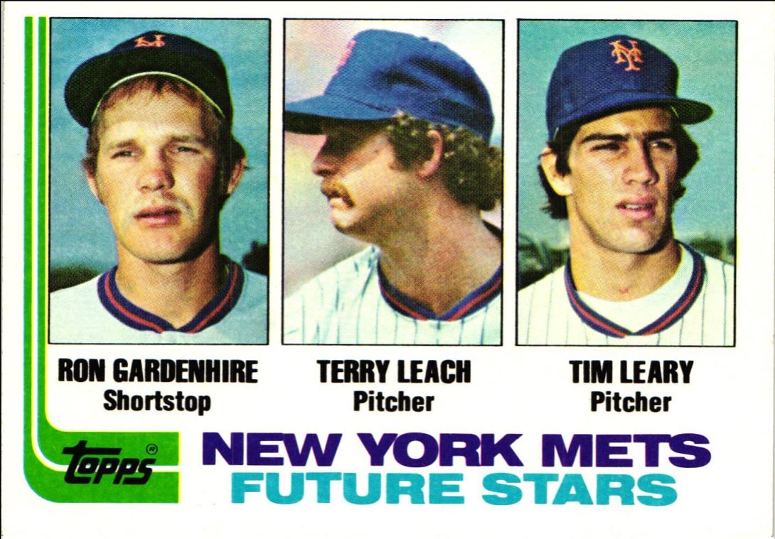 1982 Topps Mets Future Stars - Ron Gardenhire/Terry Leach/Tim Leary